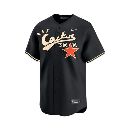 CJ Stroud 7 Houston Astros Cactus Jack Black Jersey V2 - Men