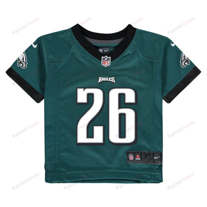 Saquon Barkley 26 Philadelphia Eagles Game YOUTH Jersey - Midnight Green