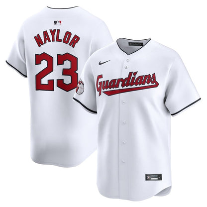 Bo Naylor 23 Cleveland Guardians Home Limited Men Jersey - White