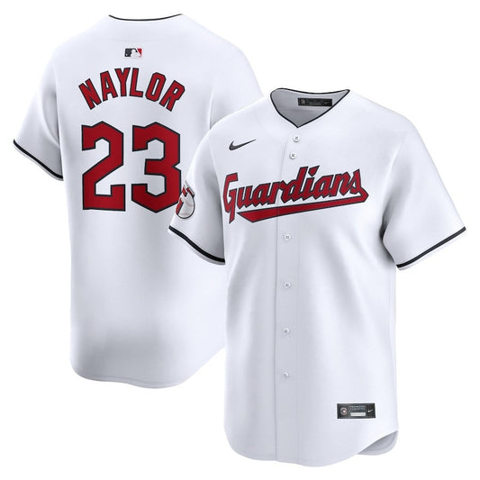 Bo Naylor 23 Cleveland Guardians Home Limited Men Jersey - White