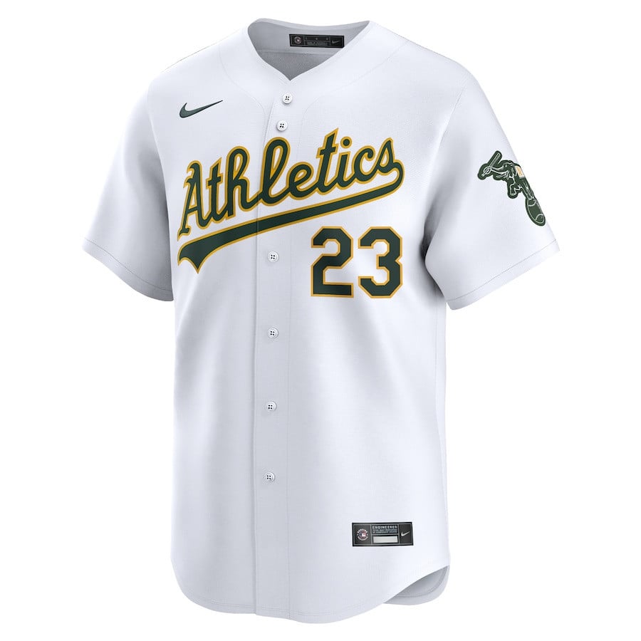 Shea Langeliers 23 Oakland Athletics Home Limited Men Jersey - White