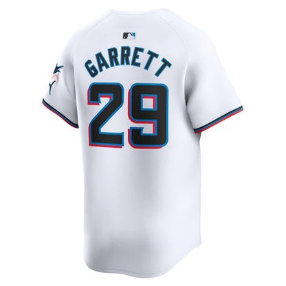 Braxton Garrett 29 Miami Marlins Home Limited Player Men Jersey - White
