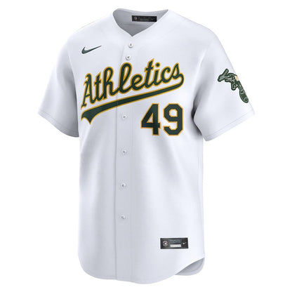Ryan Noda 49 Oakland Athletics Home Limited Player Men Jersey - White