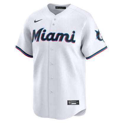 Nick Fortes 4 Miami Marlins Home Limited Player Men Jersey - White