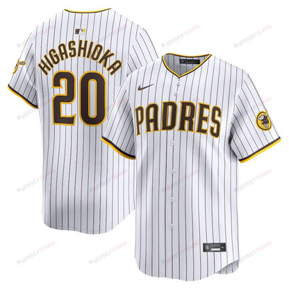Kyle Higashioka 20 San Diego Padres Home Limited Player Men Jersey - White