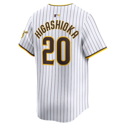 Kyle Higashioka 20 San Diego Padres Home Limited Player Men Jersey - White