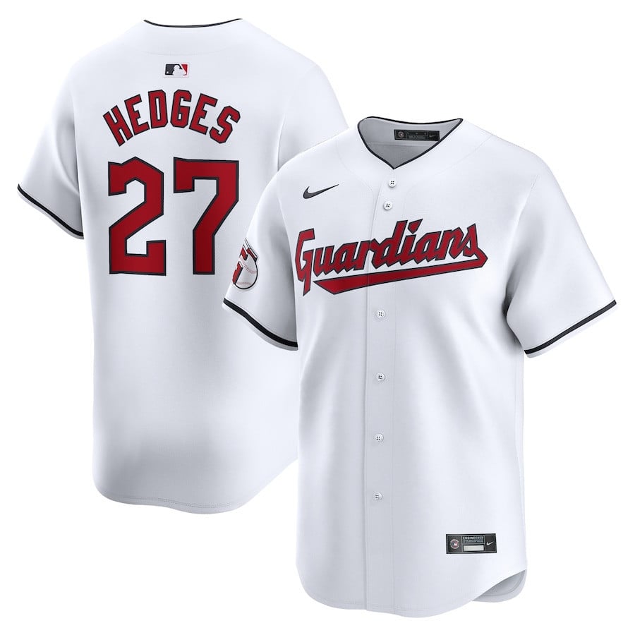 Austin Hedges 27 Cleveland Guardians Home Limited Player Men Jersey - White