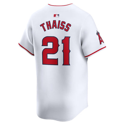 Matt Thaiss 21 Los Angeles Angels Home Limited Player Men Jersey - White