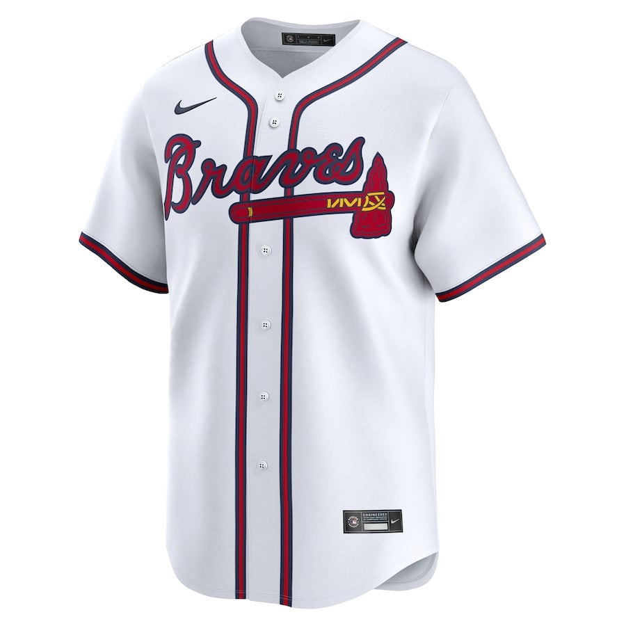 Charlie Morton 50 Atlanta Braves Home Limited Player Men Jersey - White