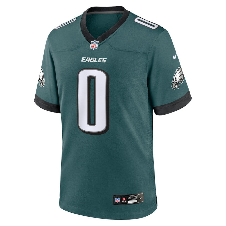 Bryce Huff 0 Philadelphia Eagles Game Men Jersey - Midnight Green