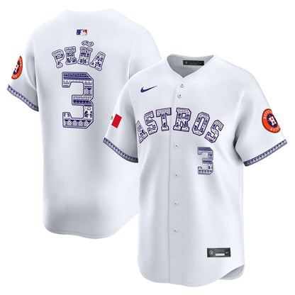 Jeremy Pena 3 Houston Astros Mexico Men Jersey - White