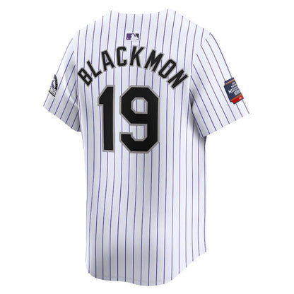 Charlie Blackmon 19 Colorado Rockies 2024 MLB World Tour Mexico City Series Home Limited Jersey - White