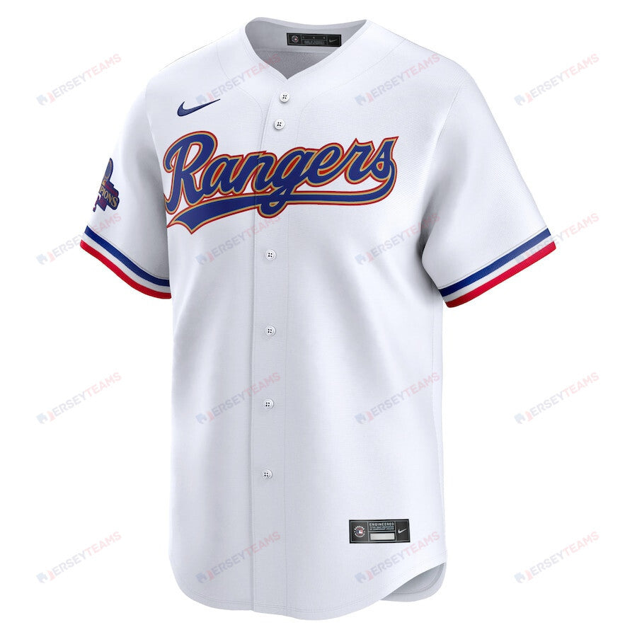 Max Scherzer 31 Texas Rangers 2024 Gold Collection Limited Jersey - White