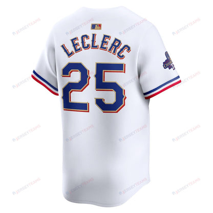 Jose Leclerc 25 Texas Rangers 2024 Gold Collection Limited Jersey - White