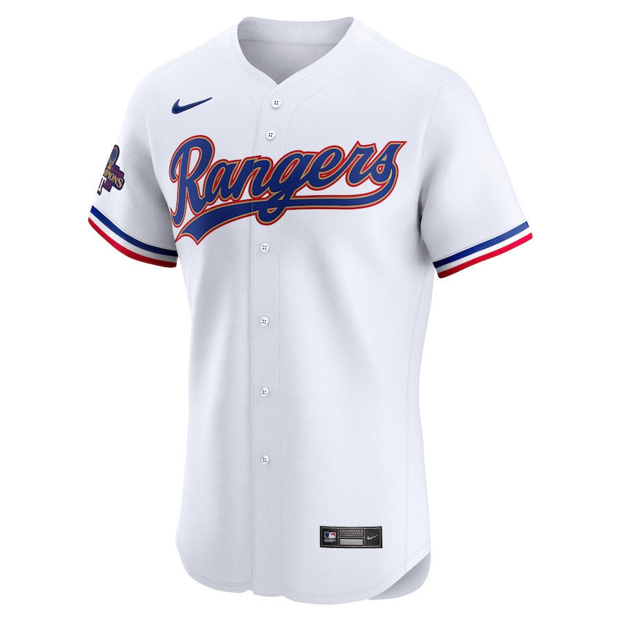 Max Scherzer 31 Texas Rangers 2024 Gold Collection ELITE Player Jersey - White
