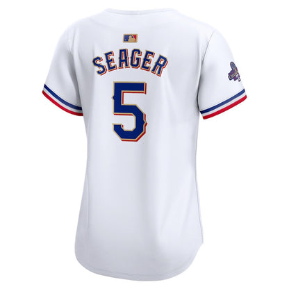 Corey Seager 5 Texas Rangers 2024 Gold Collection Limited Jersey - Women White