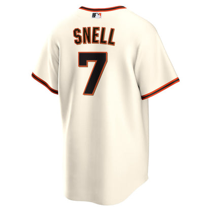 Blake Snell 7 San Francisco Giants Home Men Jersey - Cream