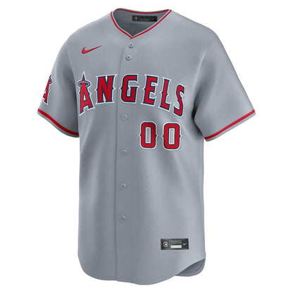 Los Angeles Angels Away Limited Custom Men Jersey - Gray