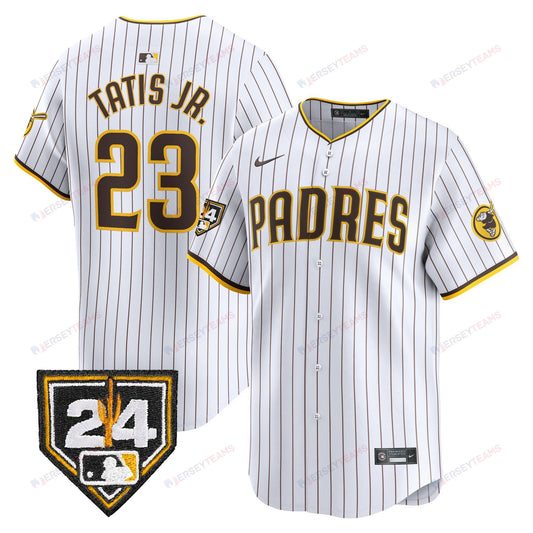 Fernando Tatis Jr. 23 San Diego Padres 2024 Spring Training Men Jersey - White
