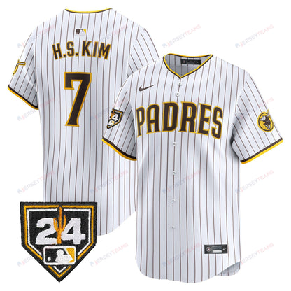 Ha-Seong Kim 7 San Diego Padres 2024 Spring Training Men Jersey - White
