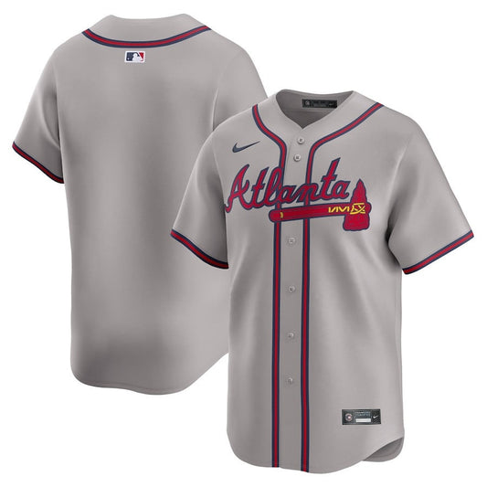 Atlanta Braves Away Limited Men Jersey - Gray