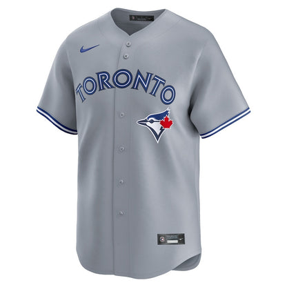 Toronto Blue Jays Away Limited Custom Men Jersey - Gray