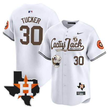 Kyle Tucker 30 Houston Astros Cactus Jack Foundation Fall Classic Limited Jersey - Men