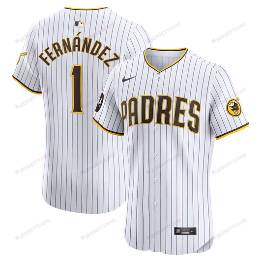 Tony Fernández 1 San Diego Padres Home Elite Men Jersey - White