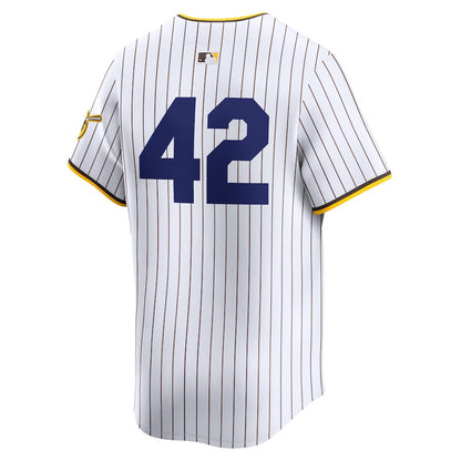 San Diego Padres 2024 Jackie Robinson Day Home Men Limited Jersey - White
