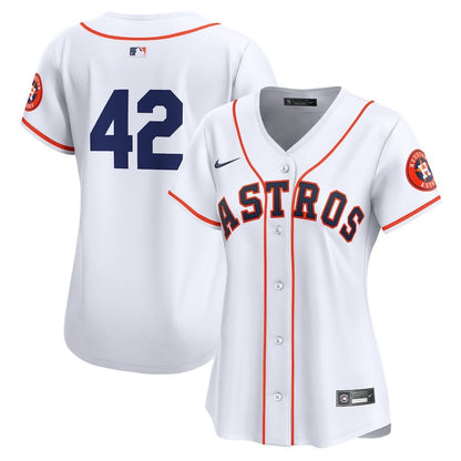Houston Astros 2024 Jackie Robinson Day Home Limited Women Jersey - White