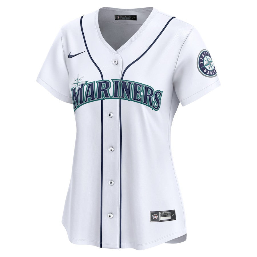 Seattle Mariners 2024 Jackie Robinson Day Home Limited Women Jersey - White