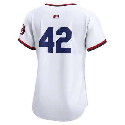 Washington Nationals 2024 Jackie Robinson Day Home Limited Women Jersey - White