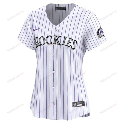 Colorado Rockies 2024 Jackie Robinson Day Home Limited Women Jersey - White