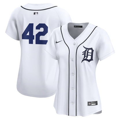 Detroit Tigers 2024 Jackie Robinson Day Home Limited Women Jersey - White