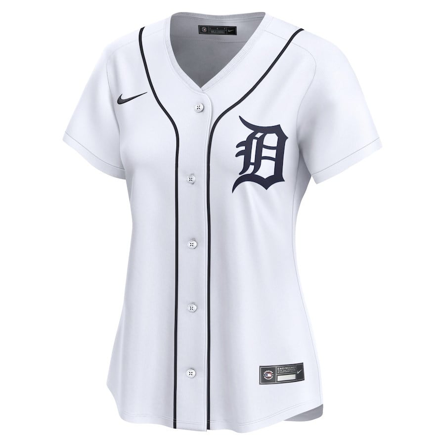 Detroit Tigers 2024 Jackie Robinson Day Home Limited Women Jersey - White