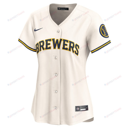Milwaukee Brewers 2024 Jackie Robinson Day Home Limited Women Jersey - Cream