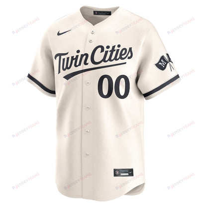 Minnesota Twins Alternate Limited Custom Men Jersey - Cream