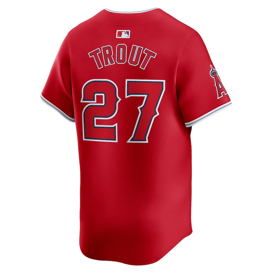 Mike Trout 27 Los Angeles Angels Alternate Limited Men Jersey - Red