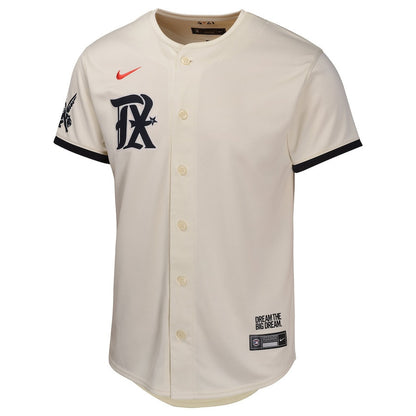 Texas Rangers City Connect Limited YOUTH Jersey - Natural