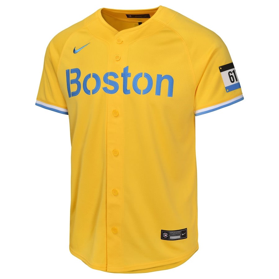 Rafael Devers 11 Boston Red Sox City Connect Limited YOUTH Jersey - Gold