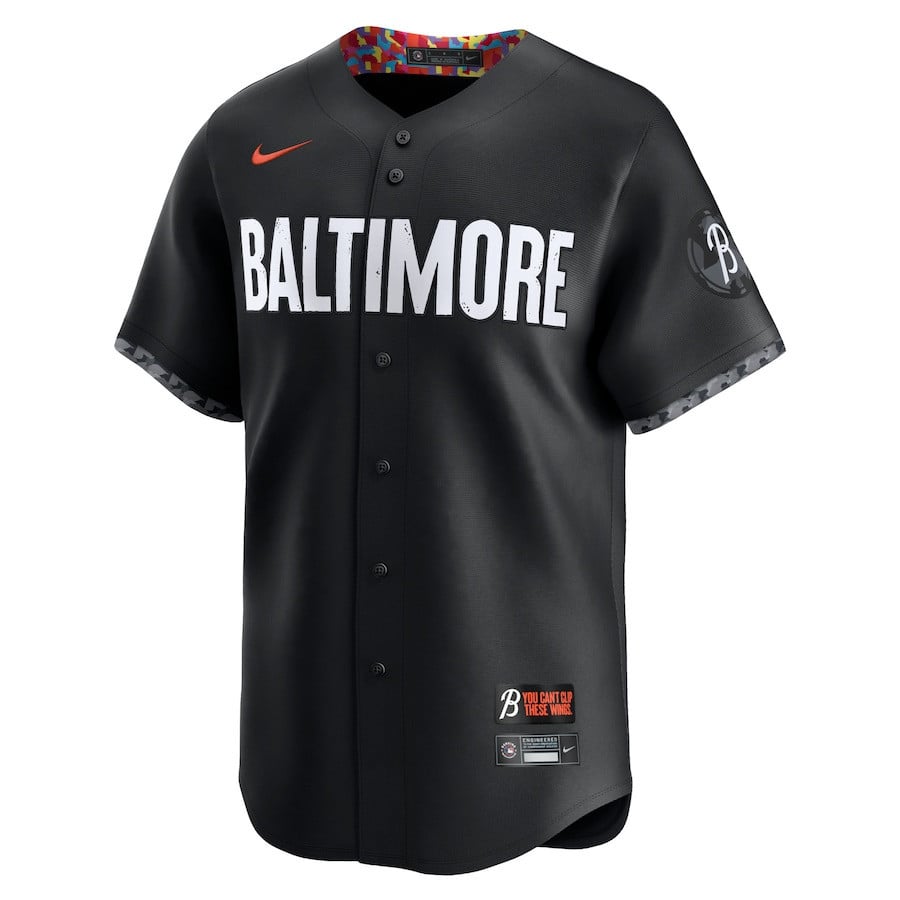 Cal Ripken Jr. 8 Baltimore Orioles City Connect Retired Men Jersey - Black