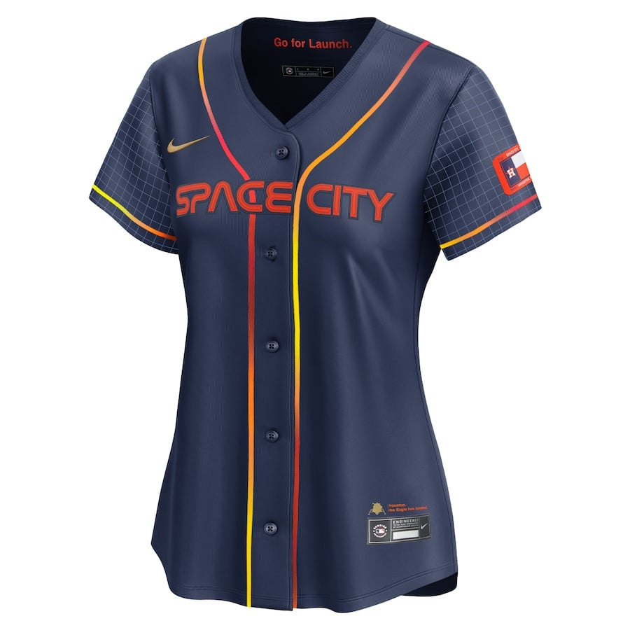 Jose Altuve 27 Houston Astros City Connect Limited Women Jersey - Navy
