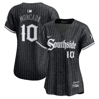 Yoán Moncada 10 Chicago White Sox City Connect Limited Women Jersey - Black