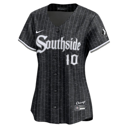 Yoán Moncada 10 Chicago White Sox City Connect Limited Women Jersey - Black