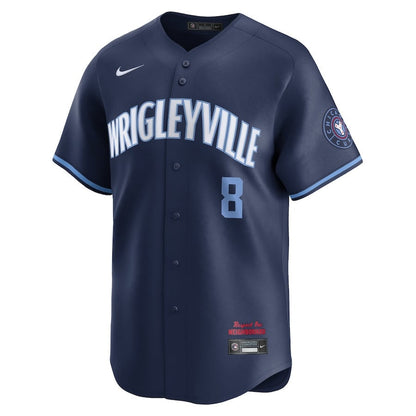 Ian Happ 8 Chicago Cubs City Connect Limited Men Jersey - Navy