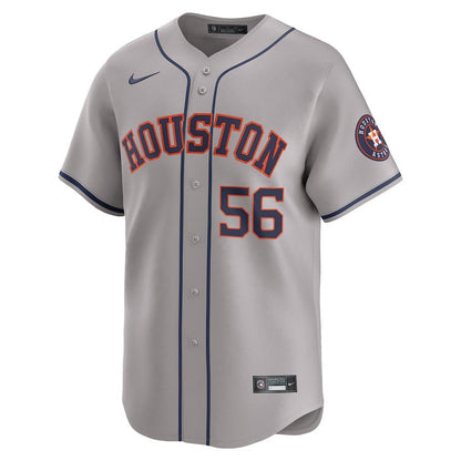 Ronel Blanco 56 Houston Astros Away Limited Men Jersey - Gray