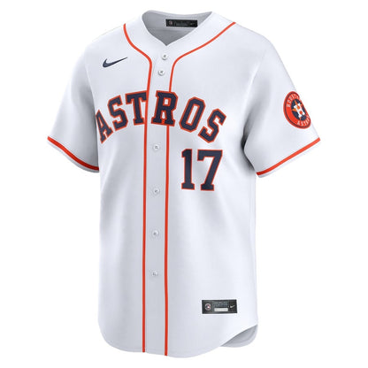 Victor Caratini 17 Houston Astros Home Limited Men Jersey - White