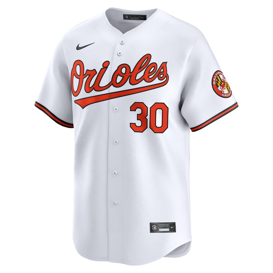 Grayson Rodriguez 30 Baltimore Orioles Home Limited Men Jersey - White