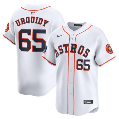 Jose Urquidy 45 Houston Astros 2024 MLB World Tour Mexico City Series Home Limited Men Jersey - White