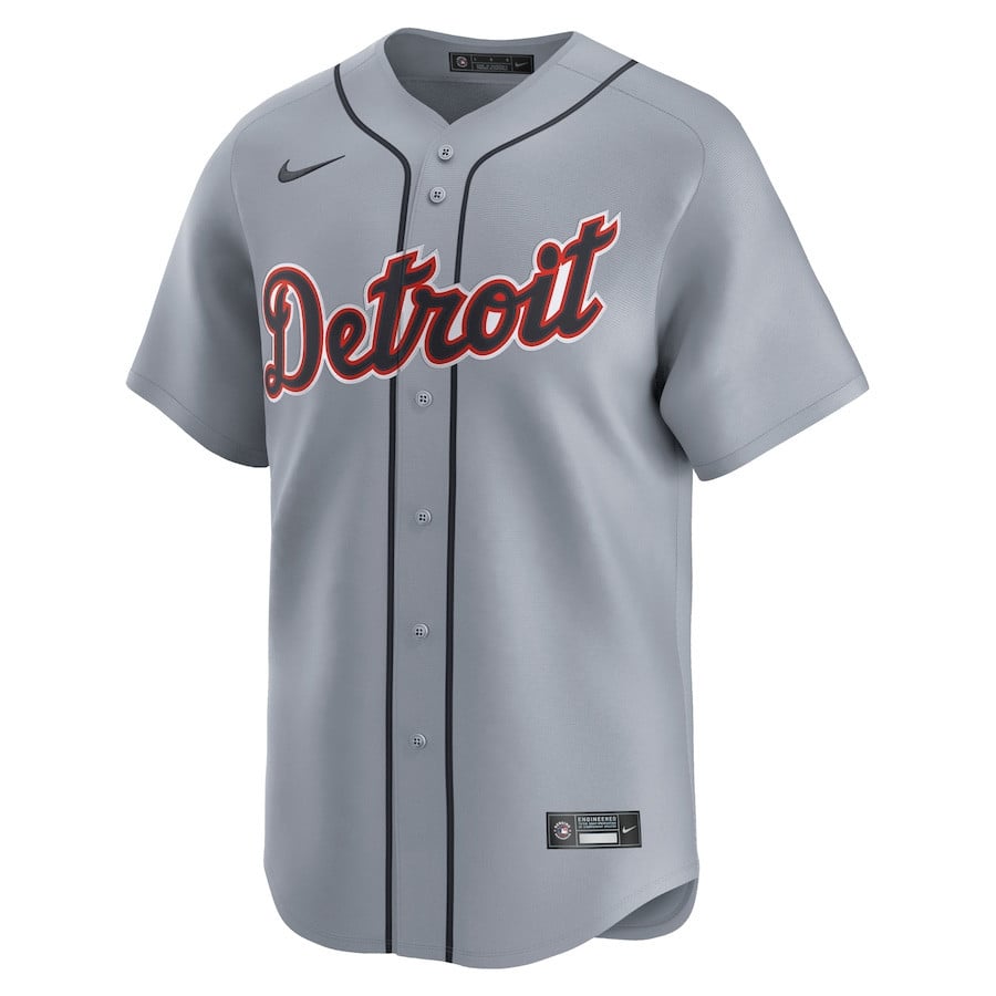 Detroit Tigers Road Limited Men Jersey - Gray